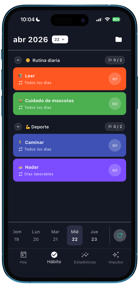 Risby — Pantallas de la app