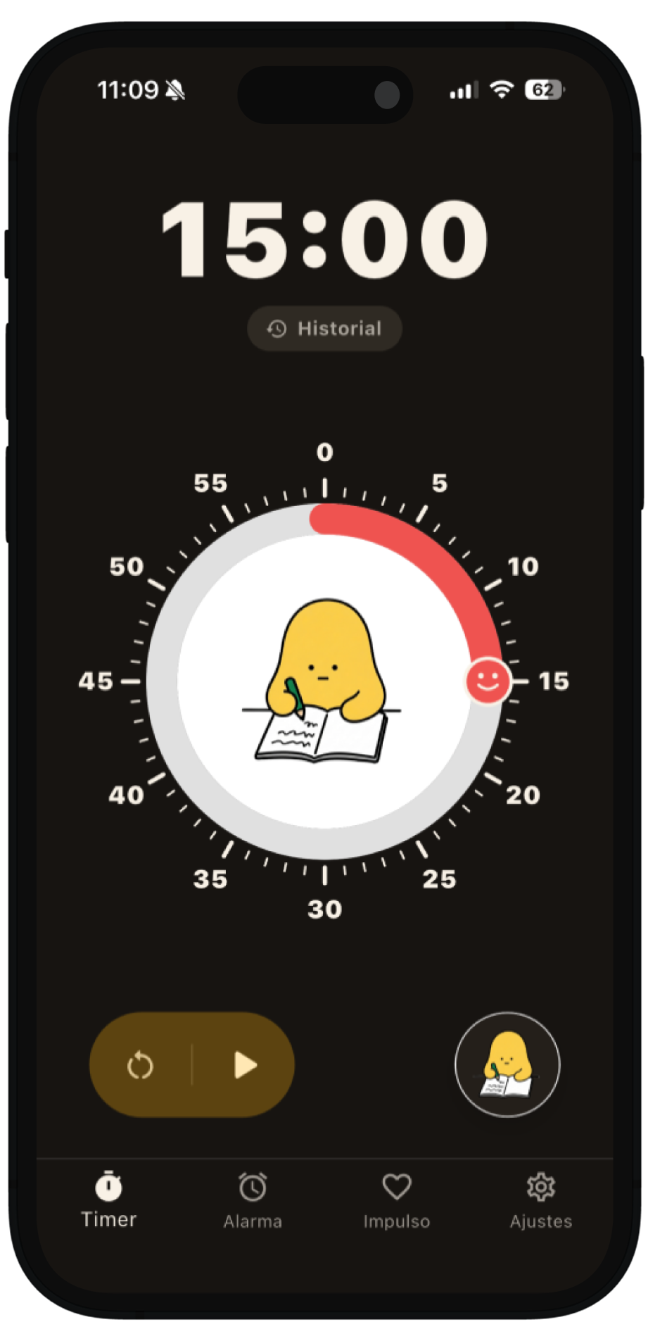 Waky Alarm — Pantallas de la app 3